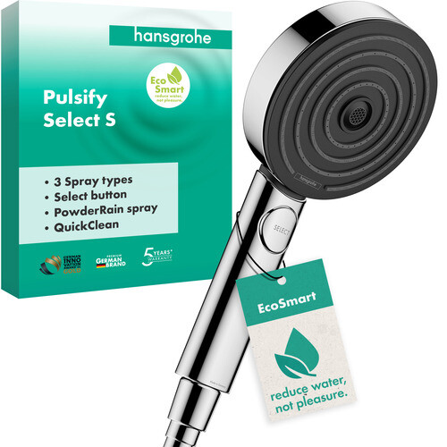 Hansgrohe Handbrause Pulsify 105 3jet Activation EcoSmart verchromt 24101000