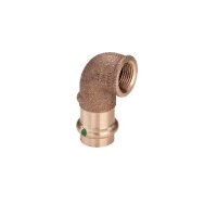 Viega Winkel SANPRESS 90grad IG Rotguss 2214.2...